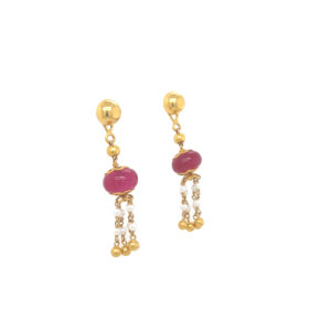 Gold Jewellery - Earrings 22 KT  yellow gold