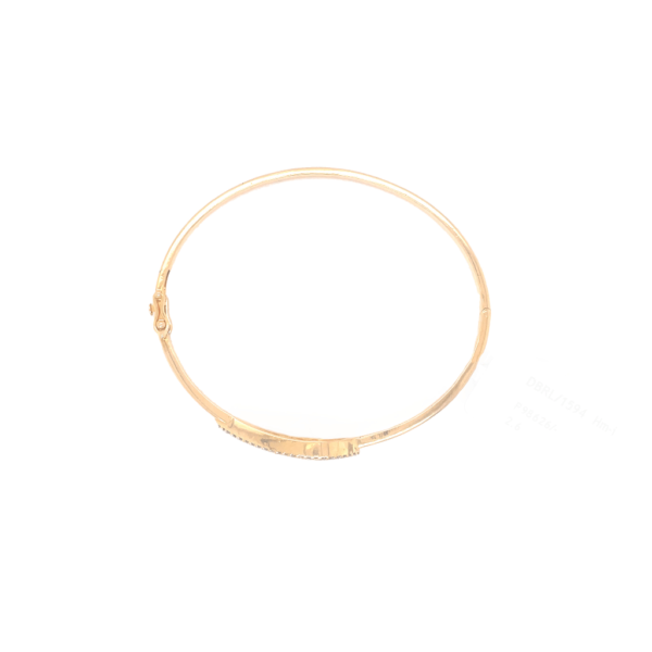 18K Yellow Gold Armlet Lab Diamond Bracelet | Pachchigar Jewellers