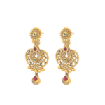 22K Antique Jadtar  Earrings for Traditional Occasional Wear