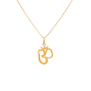 22K GOLD OM Religious Gold Pendant