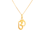 22K GOLD OM Religious Gold Pendant