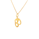 22K GOLD OM Religious Gold Pendant