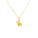 22k Gold Heart shaped Pendents