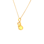 22k Gold Heart shaped Pendents