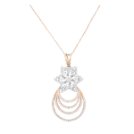 18k Rose Gold Elegant Diamond Pendant | Pachchigar Jewellers