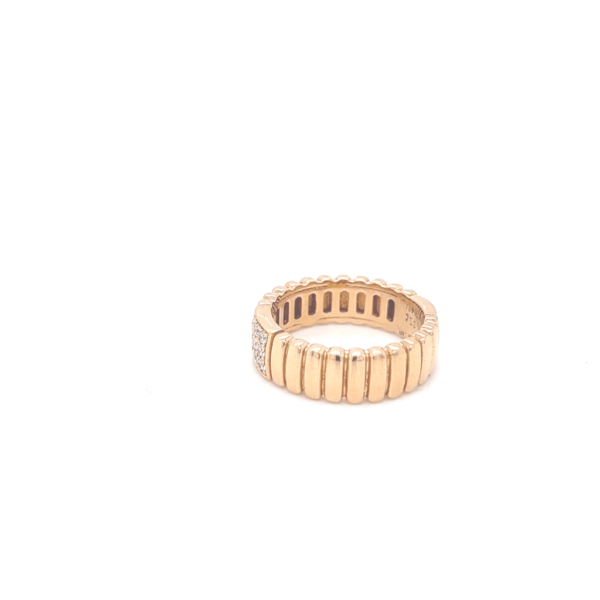 18K Rose Gold Band Style Diamond Ring For Men | Pachchigar Jewellers