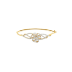 18KT Yellow Gold Floral Bracelet for Women