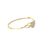 18KT Yellow Gold Floral Bracelet for Women