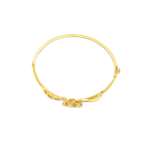 18KT Yellow Gold Floral Bracelet for Women