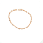 18KT Rose Gold Stunning Baguette Diamond Bracelet