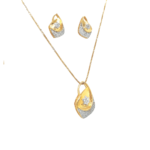 18k Gold  Diamond Pendent set | Pachchigar Jewellers