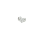 18KT White Gold Diamond Ring with Flower Design