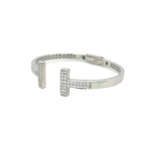 18KT White Gold Real Diamond Tennis Bracelet | Pachchigar Jewellers