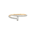 18KT Yellow Gold Diamond Cuff Bracelet