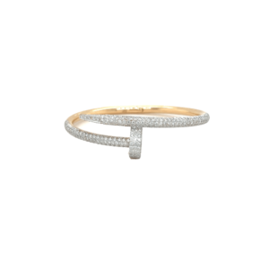 Gold Baguette Crystal Cubic Zirconia Cuff Diamond Bracelet