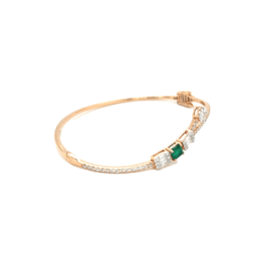 Embellished Green American Diamond Bracelet