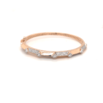 18KT Rose Gold Finely Finished Diamond Bracelet