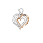 18KT Diamond Heart Pendant - Symbol of Love and Elegance