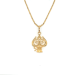 22k Yellow Gold Trishul Design Pendant