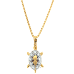 22k yellow  Gold Pendant with Turtle Design| Pachchigar Jewellers