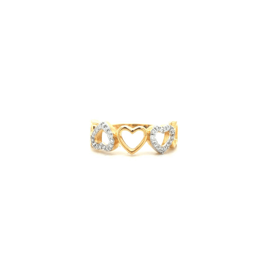 Velvet Blue Heart-Shaped Sapphire and 1/5 Carat Diamond Ring