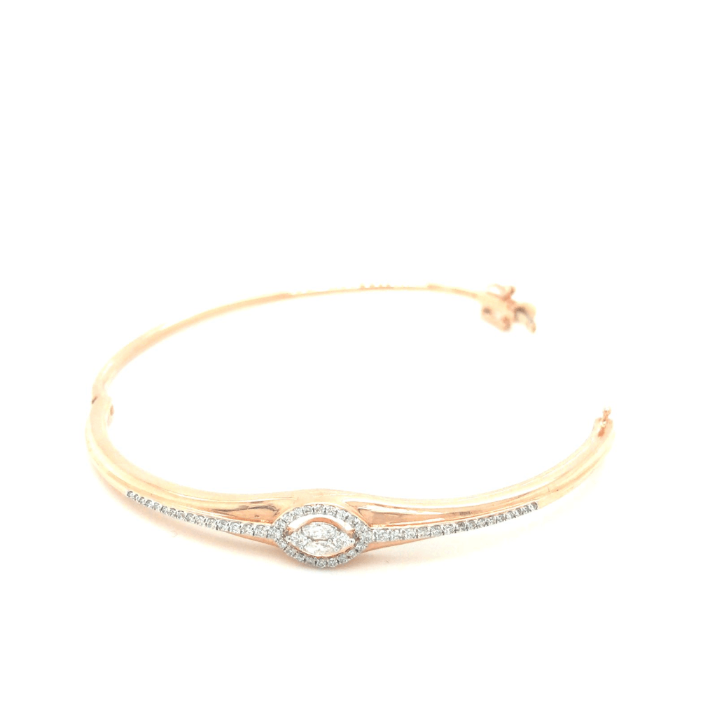Imber wide bracelet, Round cut, White, Gold-tone plated | Swarovski