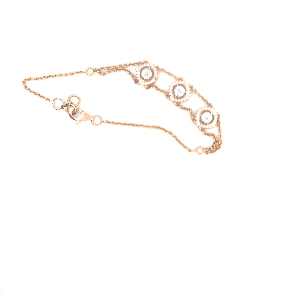 J.E.T. Diamond Cut Bracelet in 14K Rose Gold - Classic Medium Model –  J.E.T. Jewelry