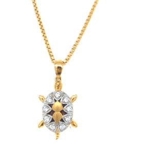 22k yellow  Gold Pendant with Turtle Design| Pachchigar Jewellers