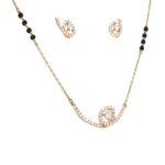 18k Elegant Diamond pendent set