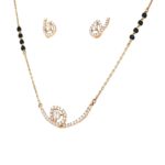 18k Elegant Diamond pendent set