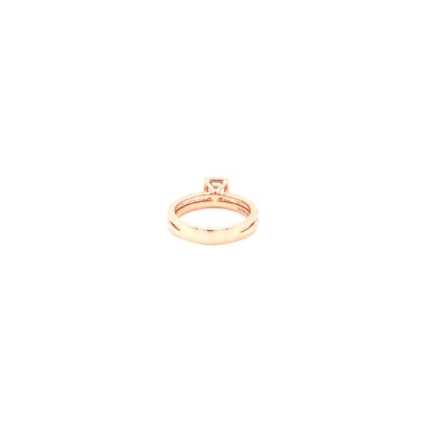 18KT Diamond Ring - Double Ring Look