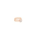 18KT Real Diamond Infinity Pattern Ring - Eternal Elegance