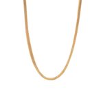 22KT Yellow Gold Unisex Round Box Chain for Daily Wear