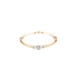 18KT Diamond Bangle with Minimalistic Design