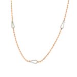 18K Rose Gold Delicate Fancy Balls Chain for Daily Wear