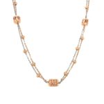 18K Rose Gold Fancy Filigree Premium Balls Dokiya Chain