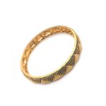 22KT Antique Gold Bangle with Captivating Matte Finish