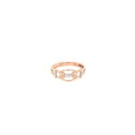 18k Rose Gold Fancy Design Routine Wear Ladies Ring