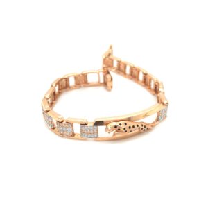 18K Gold Men's Jaguar Design Bracelet