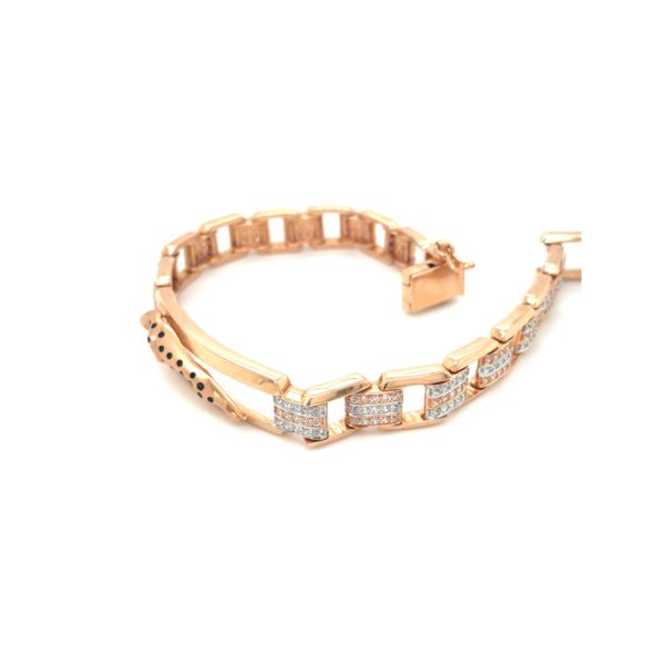 18K Gold Men's Jaguar Design Bracelet
