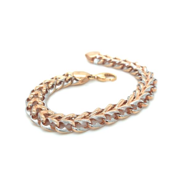 18K Rose Gold Bracelet: Exquisite Italian Design| Pachchigar Jewellers