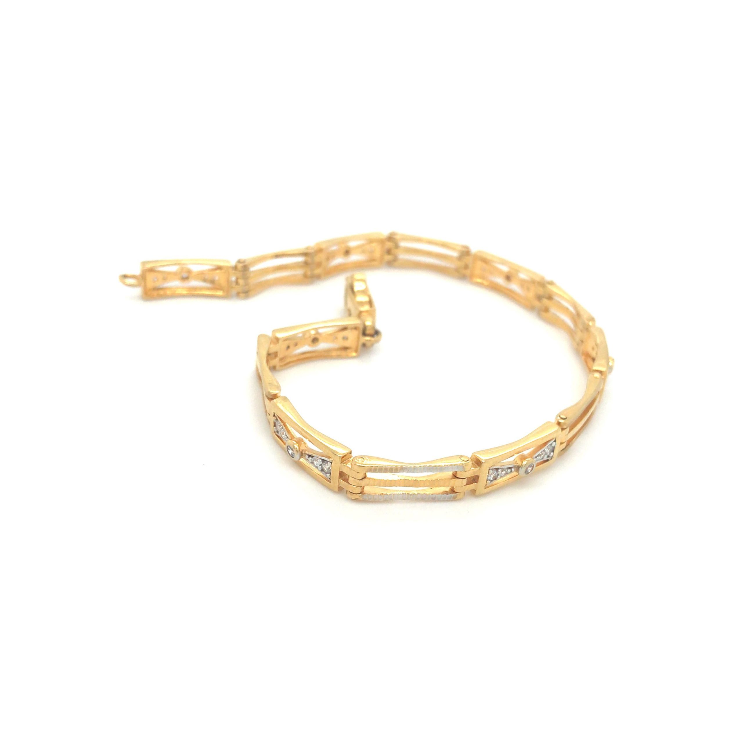22KT Gold Mens Bracelet  Giriraj Jewellers  Man gold bracelet design  Mens gold bracelets Mens bracelet gold jewelry