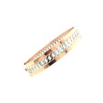 18KT Rose Gold Diamond Mens Bracelet