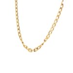 22k Gold yellow lightweight chain with hollow classic design