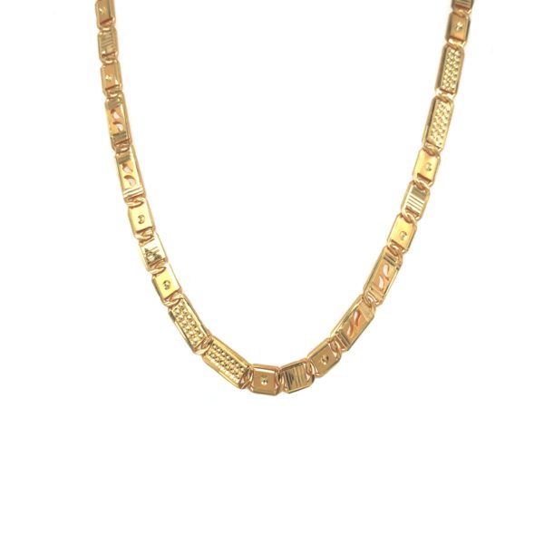 22k Yelllow Gold Stylish Navabi Chain For Daily Wear| Pachchigar Jewellers