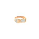 18K Rose Gold Diamond Men's Ring| Pachchigar Jewellers