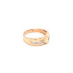 18K Rose Gold Diamond Men's Ring with a Fancy Look| Pachchigar Jewellers