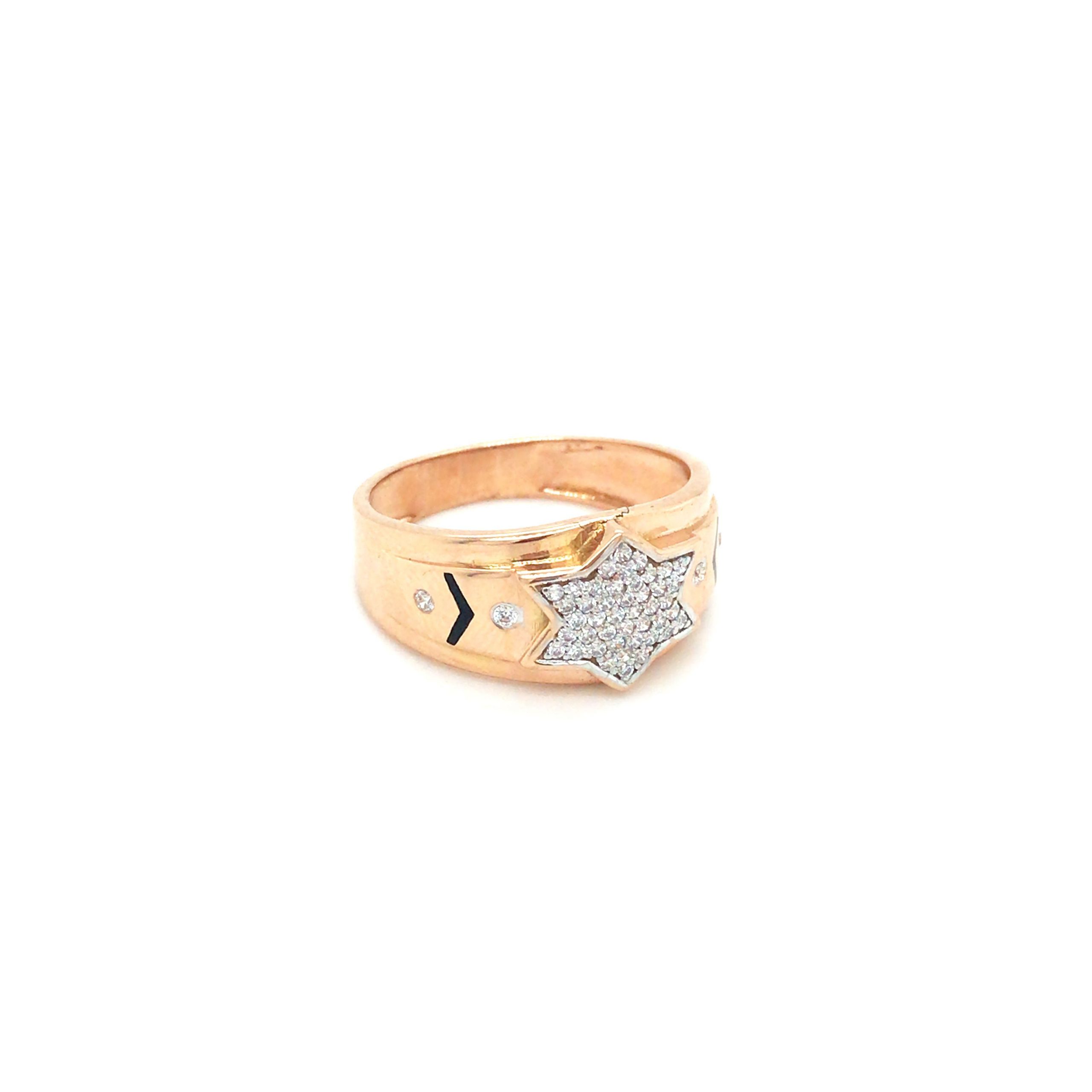 Gold Ring With American Diamond 2024 | favors.com