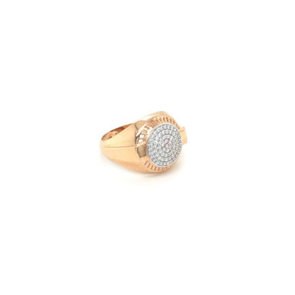 18KT Gold Diamond Ring: Captivating Round Shape| Pachchigar Jewellers