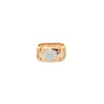 18K Gold Diamond Ring with Hexagon Design| Pachchigar Jewellers